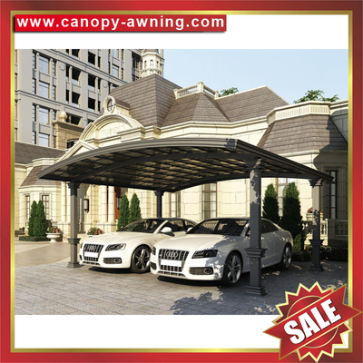 China cantilevered design hauling alu aluminum polycarbonate pc carport parking car shed canopy shelter cover awning supplier