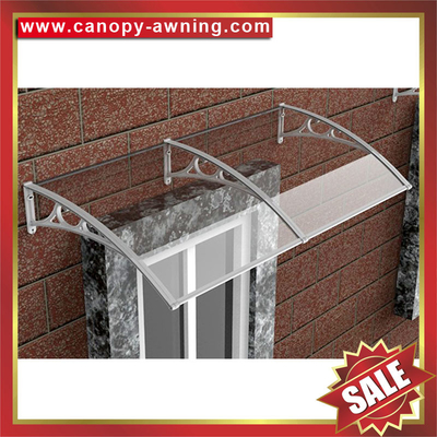 house diy door window pc polycarbonate canopy awning shelter canopies cover with cast aluminum alu bracket arm for sale supplier