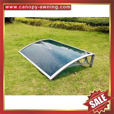 house diy door window pc polycarbonate canopy awning shelter canopies cover with cast aluminum alu bracket arm for sale supplier