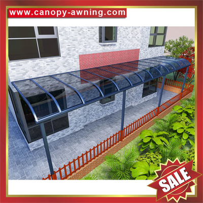hot sale outdoor house backyard patio gazebo balcony sunshade aluminum polycarbonate awning canopy canopies shelter supplier