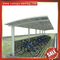 High quality outdoor bus stop shelter canopy cover awning with aluminum framework and polycarbonate sheet supplier