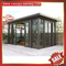 Outdoor garden park alu Aluminium aluminum glass gazebo pavilion rain sun canopy shed cabin sunroom sun house for sale supplier